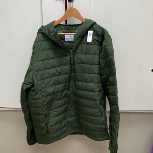 Mens Old Navy Water-Resistant Narrow-Channel Nylon Puffer Jacket